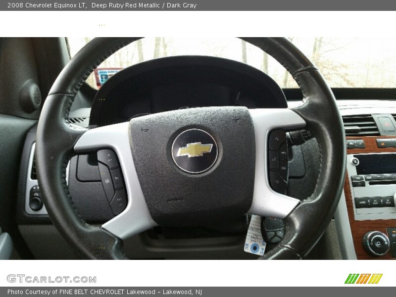 Deep Ruby Red Metallic / Dark Gray 2008 Chevrolet Equinox LT