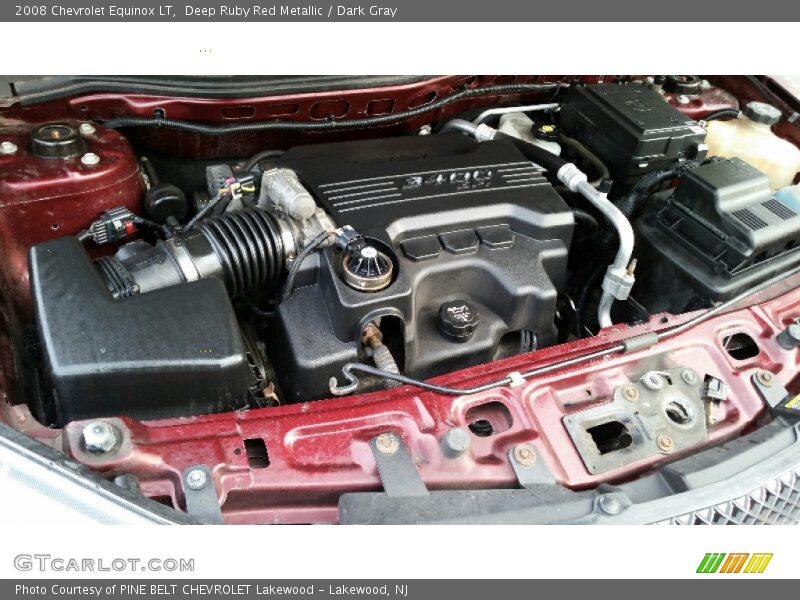 Deep Ruby Red Metallic / Dark Gray 2008 Chevrolet Equinox LT