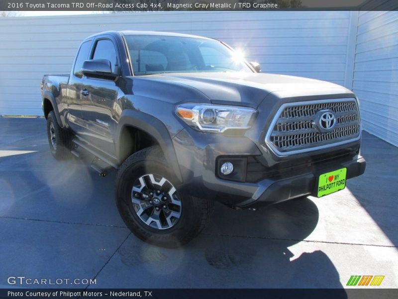 Magnetic Gray Metallic / TRD Graphite 2016 Toyota Tacoma TRD Off-Road Access Cab 4x4