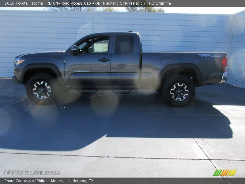 Magnetic Gray Metallic / TRD Graphite 2016 Toyota Tacoma TRD Off-Road Access Cab 4x4