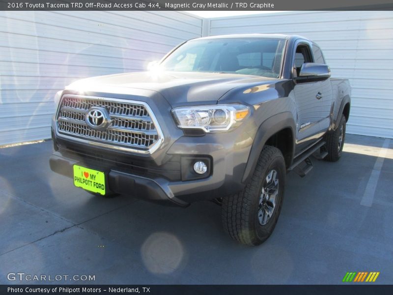 Magnetic Gray Metallic / TRD Graphite 2016 Toyota Tacoma TRD Off-Road Access Cab 4x4