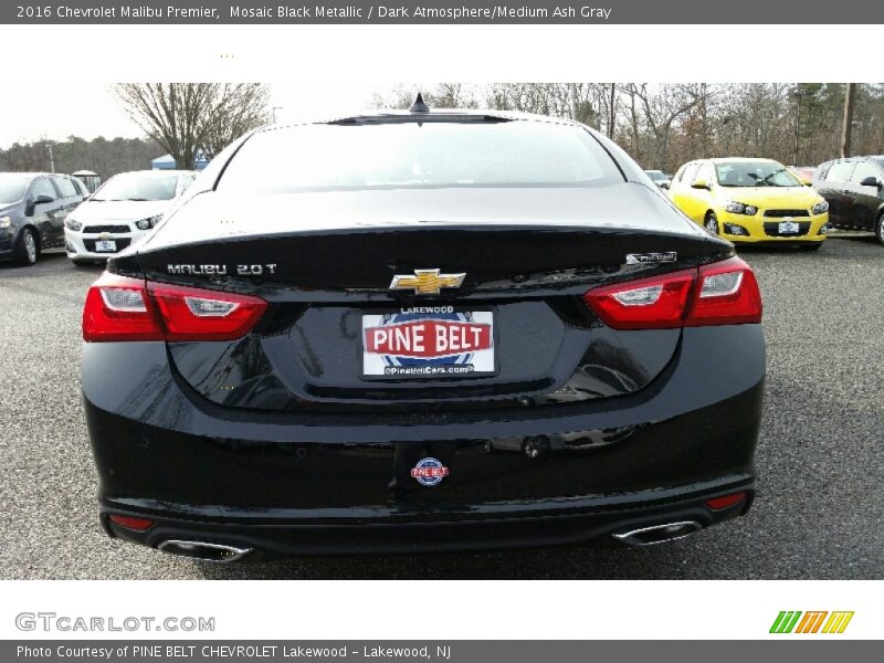 Mosaic Black Metallic / Dark Atmosphere/Medium Ash Gray 2016 Chevrolet Malibu Premier