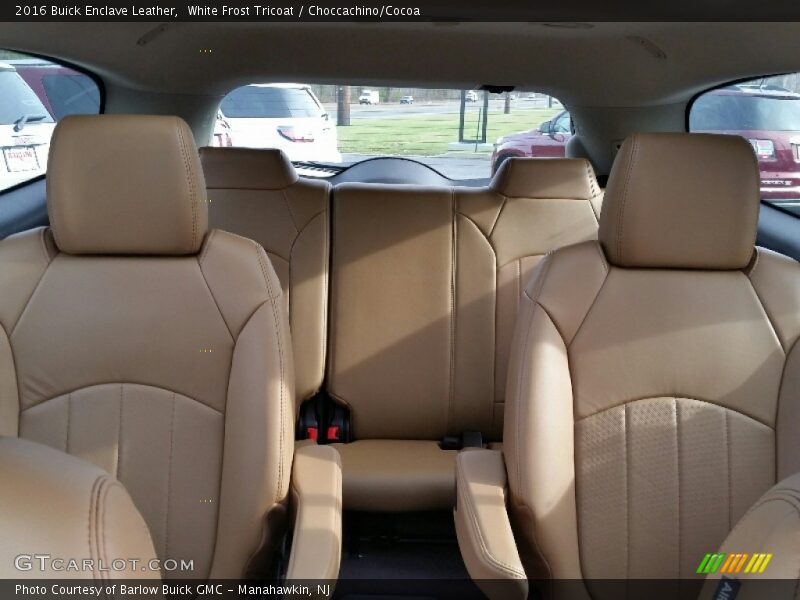 White Frost Tricoat / Choccachino/Cocoa 2016 Buick Enclave Leather