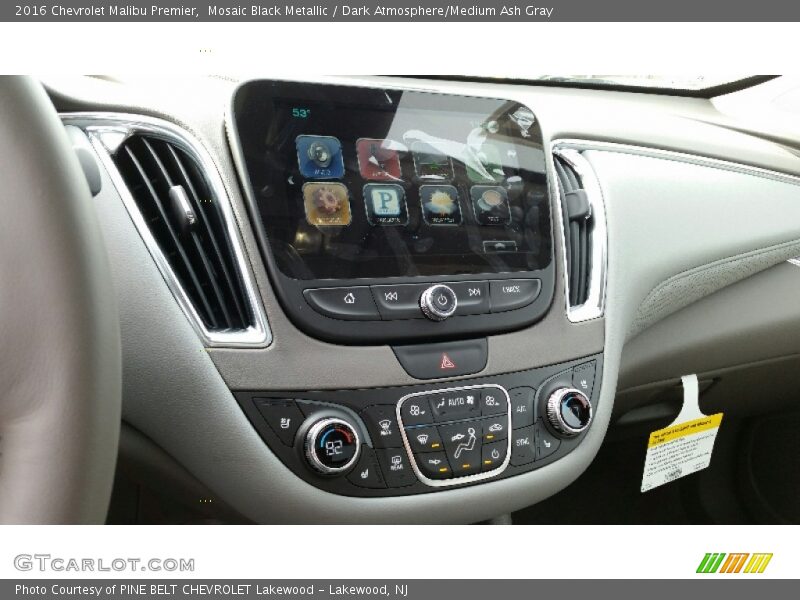 Controls of 2016 Malibu Premier