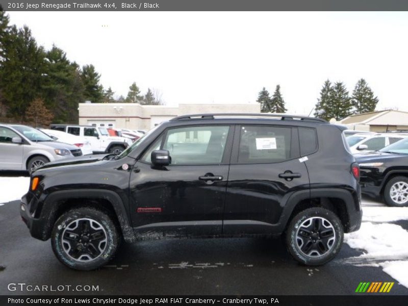 Black / Black 2016 Jeep Renegade Trailhawk 4x4