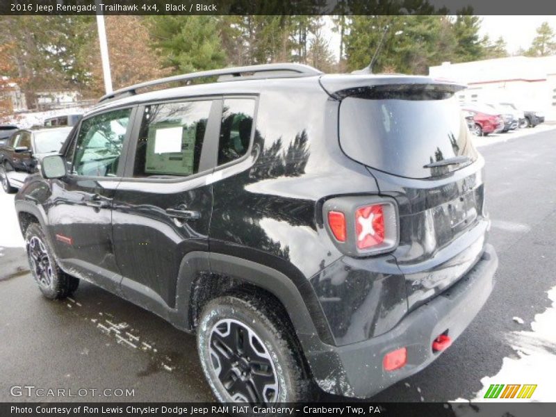 Black / Black 2016 Jeep Renegade Trailhawk 4x4