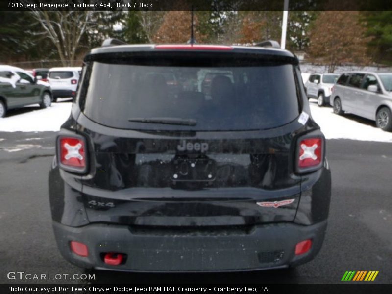 Black / Black 2016 Jeep Renegade Trailhawk 4x4