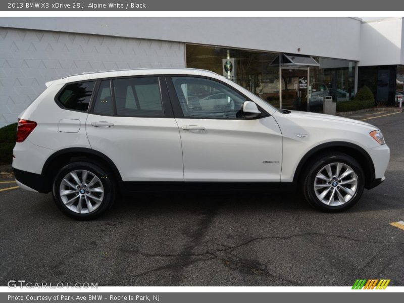 Alpine White / Black 2013 BMW X3 xDrive 28i