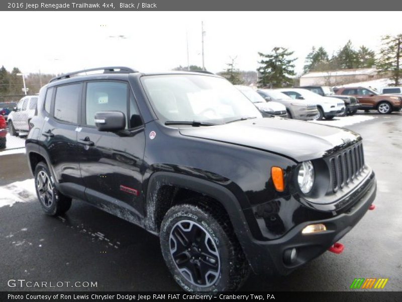 Black / Black 2016 Jeep Renegade Trailhawk 4x4