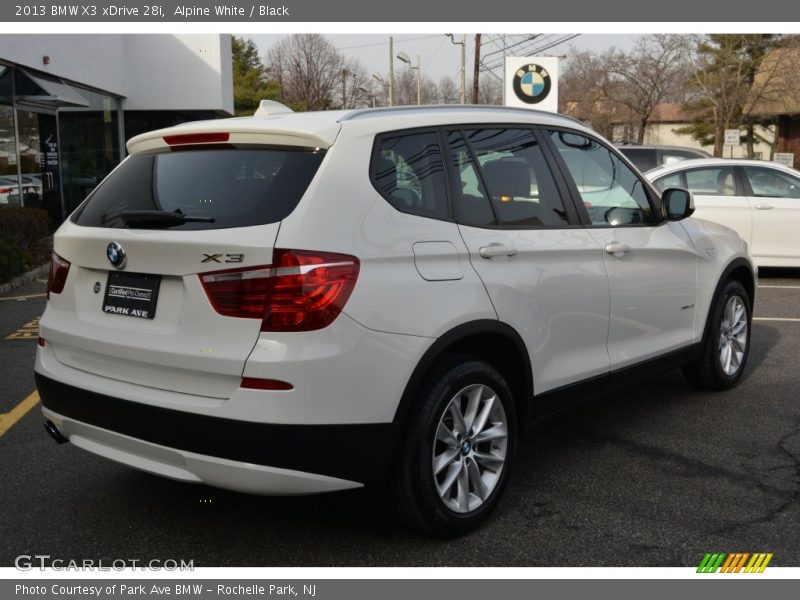 Alpine White / Black 2013 BMW X3 xDrive 28i