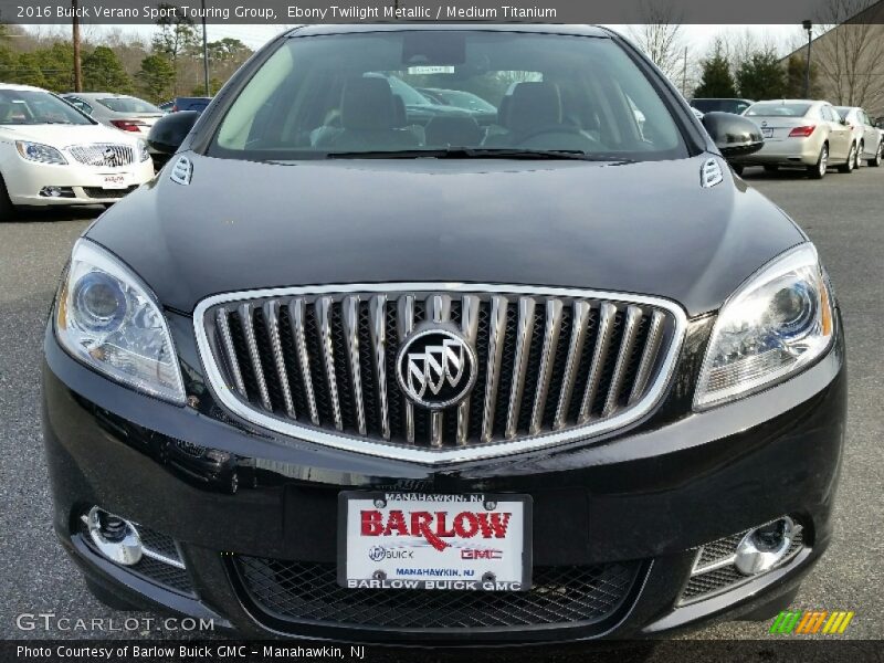 Ebony Twilight Metallic / Medium Titanium 2016 Buick Verano Sport Touring Group