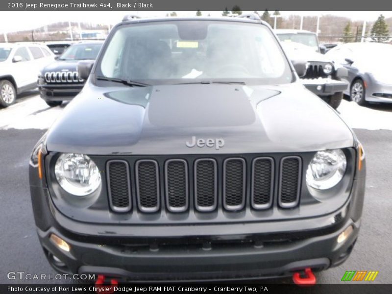 Black / Black 2016 Jeep Renegade Trailhawk 4x4