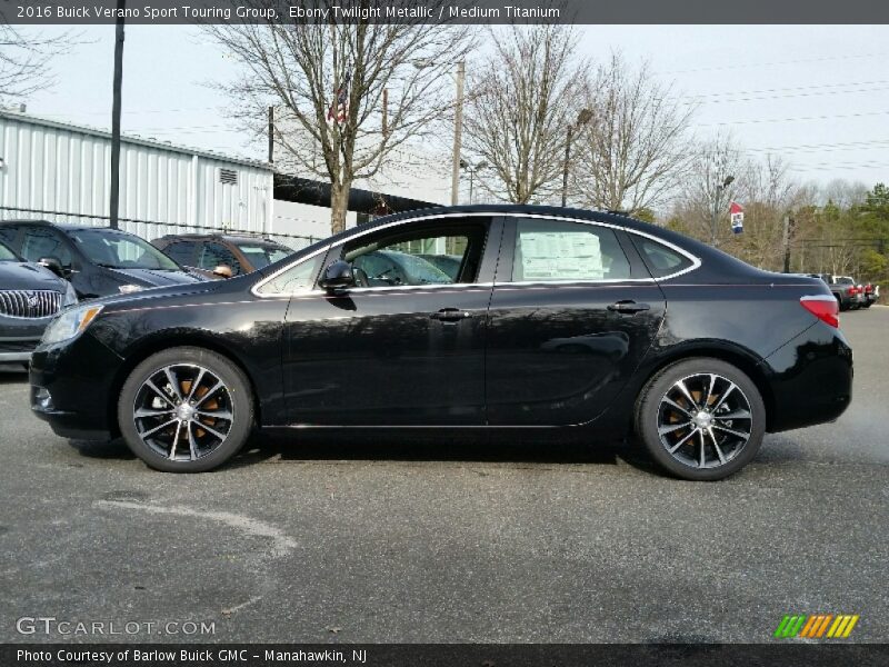 Ebony Twilight Metallic / Medium Titanium 2016 Buick Verano Sport Touring Group