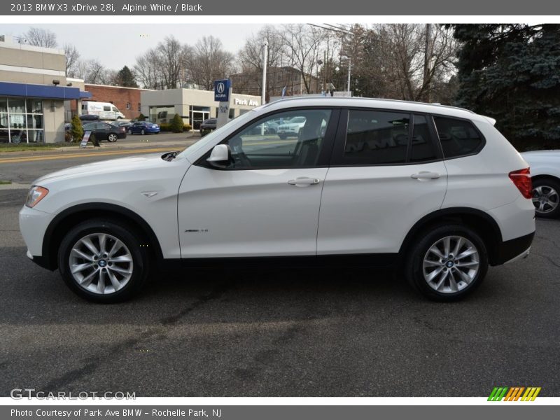 Alpine White / Black 2013 BMW X3 xDrive 28i