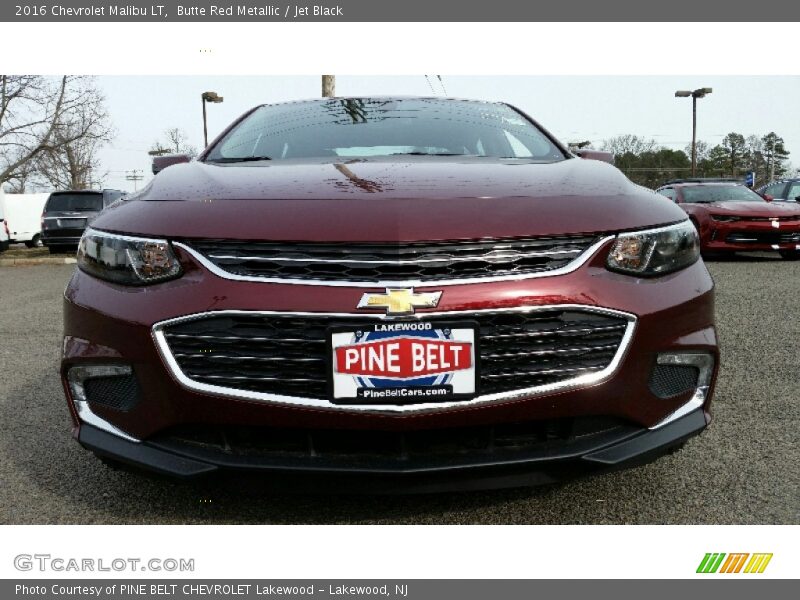 Butte Red Metallic / Jet Black 2016 Chevrolet Malibu LT