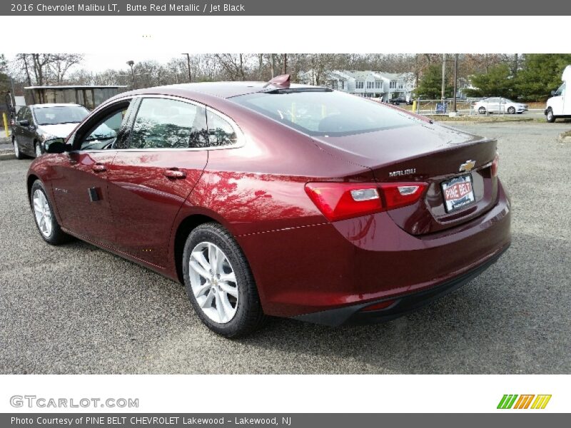 Butte Red Metallic / Jet Black 2016 Chevrolet Malibu LT