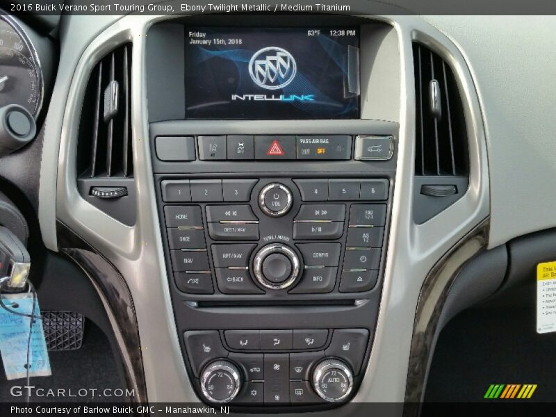 Ebony Twilight Metallic / Medium Titanium 2016 Buick Verano Sport Touring Group