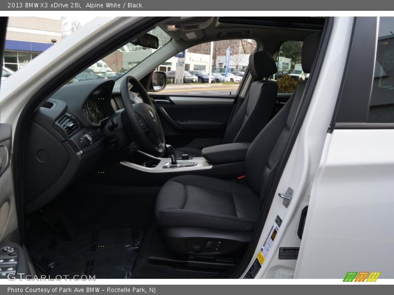 Alpine White / Black 2013 BMW X3 xDrive 28i