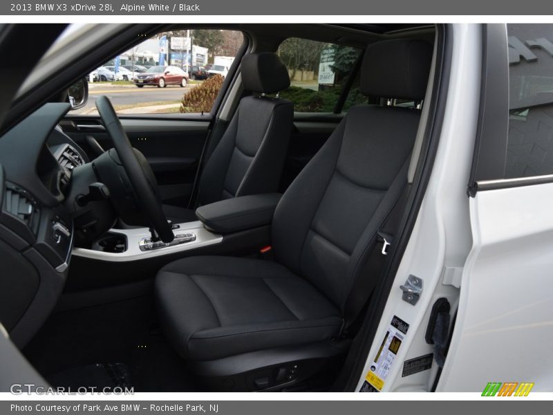 Alpine White / Black 2013 BMW X3 xDrive 28i