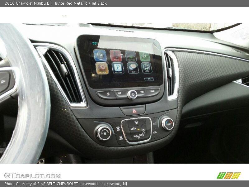 Butte Red Metallic / Jet Black 2016 Chevrolet Malibu LT