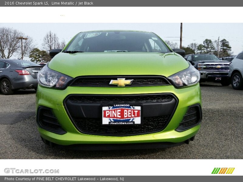 Lime Metallic / Jet Black 2016 Chevrolet Spark LS