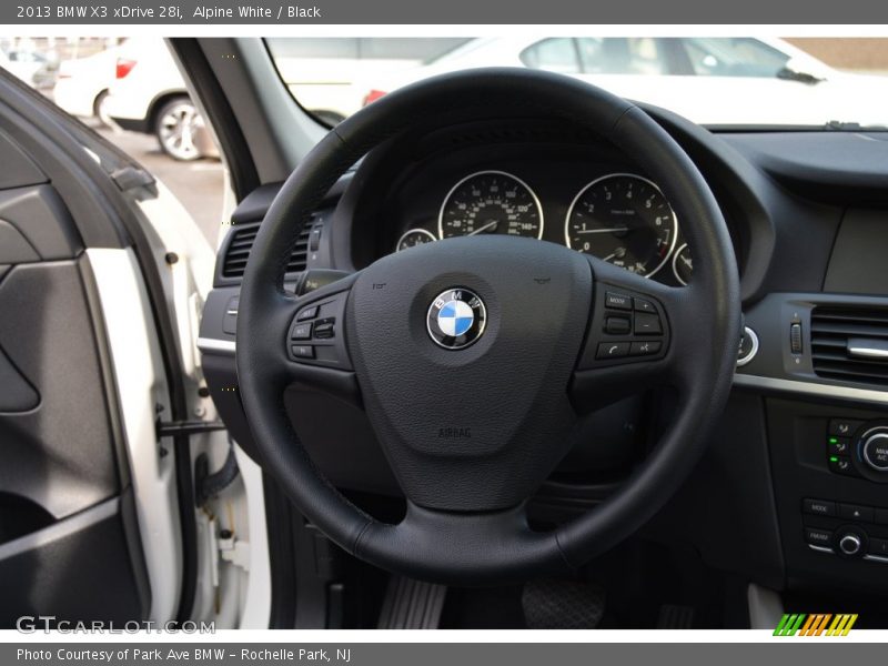 Alpine White / Black 2013 BMW X3 xDrive 28i