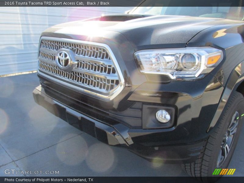 Black / Black 2016 Toyota Tacoma TRD Sport Access Cab