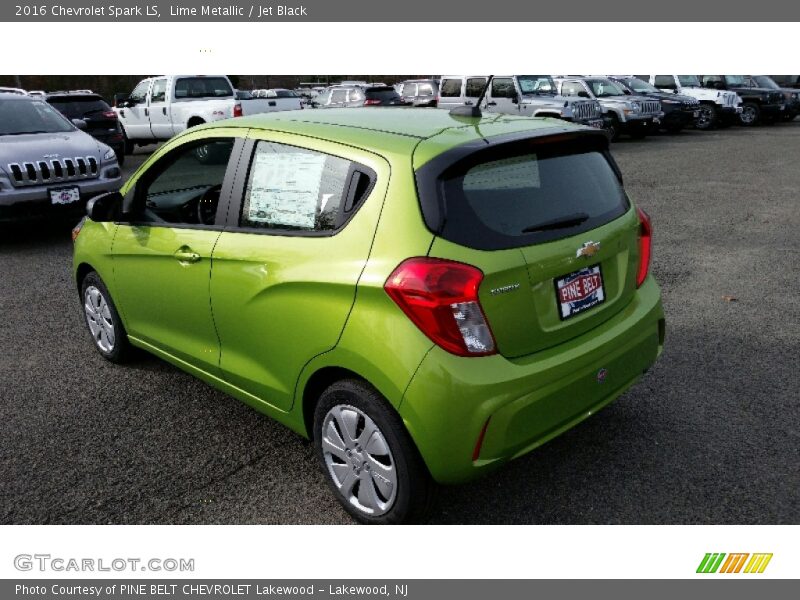 Lime Metallic / Jet Black 2016 Chevrolet Spark LS