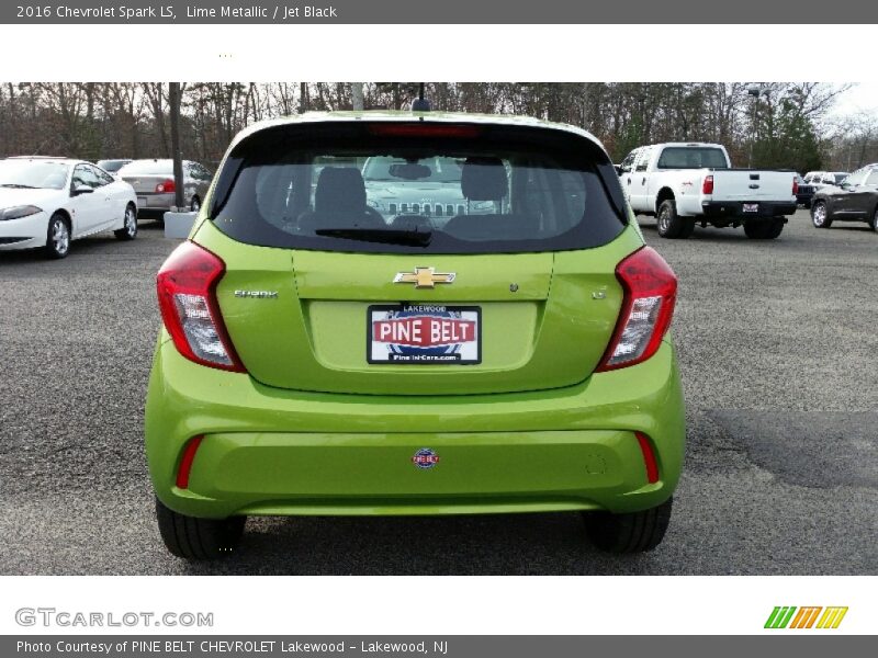 Lime Metallic / Jet Black 2016 Chevrolet Spark LS