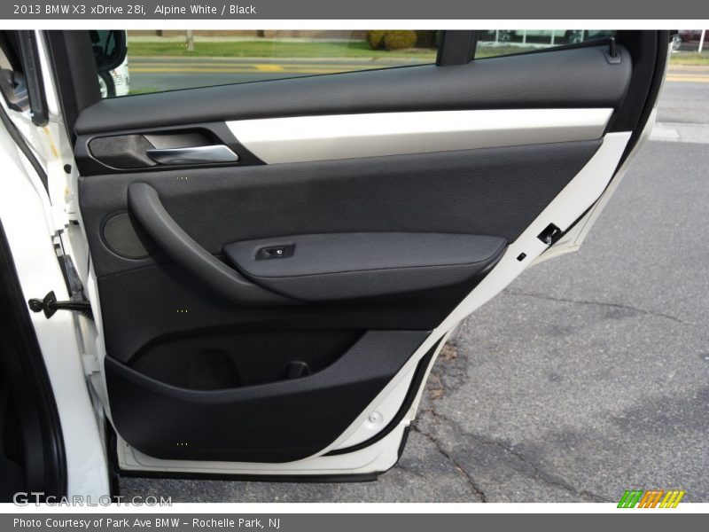 Alpine White / Black 2013 BMW X3 xDrive 28i