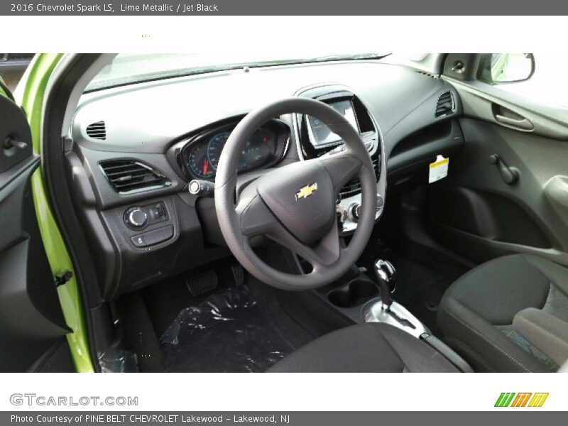 Jet Black Interior - 2016 Spark LS 