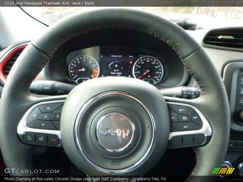 Anvil / Black 2016 Jeep Renegade Trailhawk 4x4