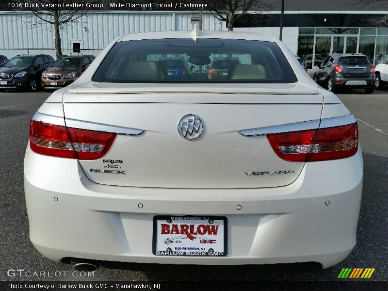 White Diamond Tricoat / Cashmere 2016 Buick Verano Leather Group