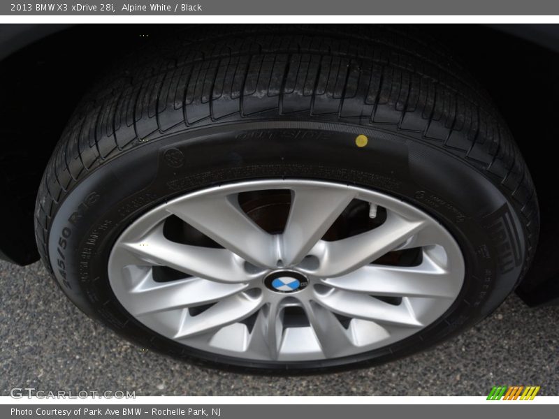 Alpine White / Black 2013 BMW X3 xDrive 28i