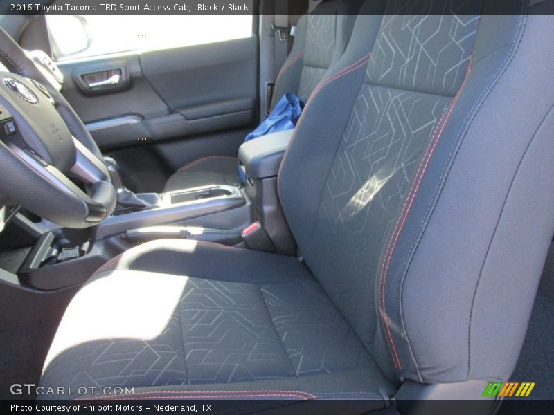 Black / Black 2016 Toyota Tacoma TRD Sport Access Cab