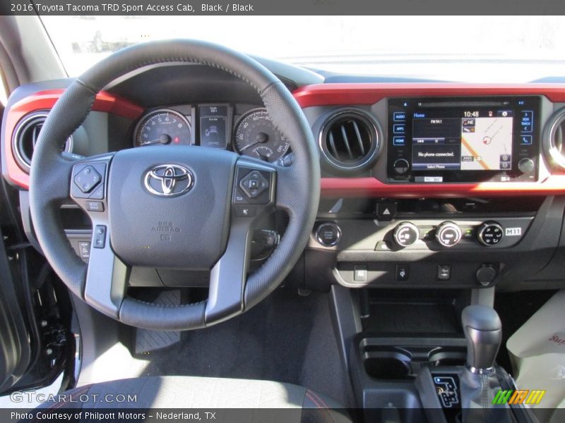 Black / Black 2016 Toyota Tacoma TRD Sport Access Cab