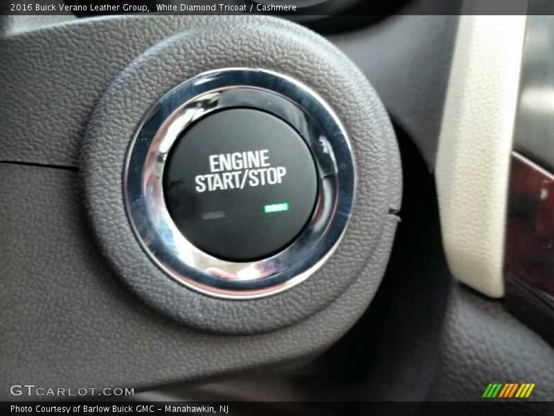 White Diamond Tricoat / Cashmere 2016 Buick Verano Leather Group