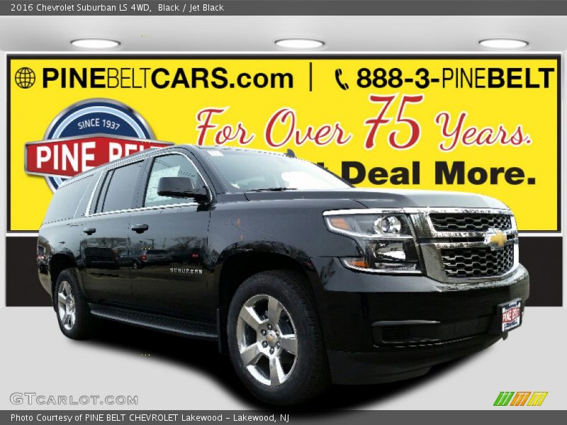 Black / Jet Black 2016 Chevrolet Suburban LS 4WD
