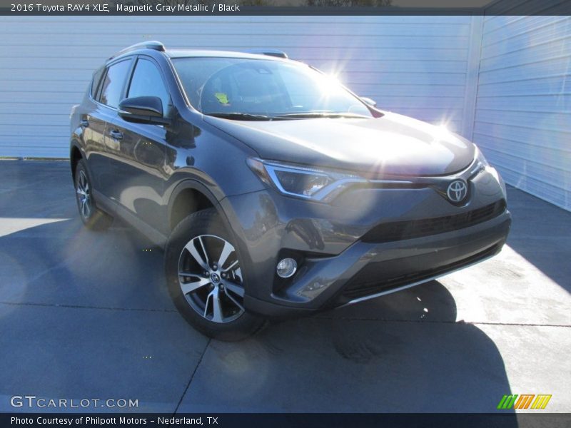 Magnetic Gray Metallic / Black 2016 Toyota RAV4 XLE