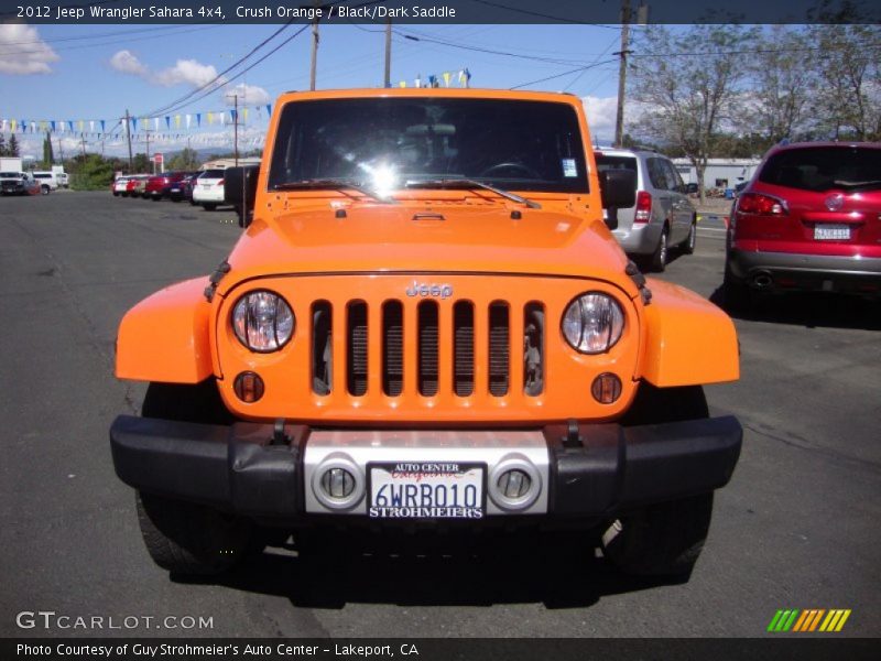 Crush Orange / Black/Dark Saddle 2012 Jeep Wrangler Sahara 4x4