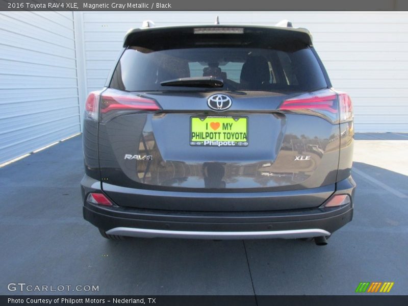 Magnetic Gray Metallic / Black 2016 Toyota RAV4 XLE