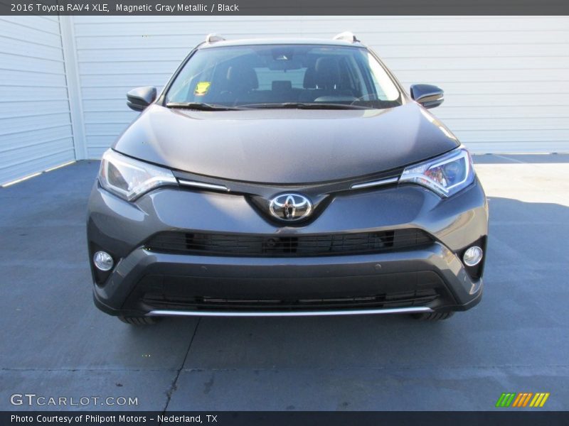 Magnetic Gray Metallic / Black 2016 Toyota RAV4 XLE