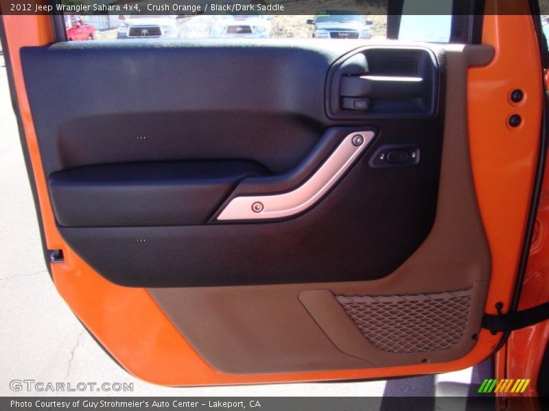 Crush Orange / Black/Dark Saddle 2012 Jeep Wrangler Sahara 4x4