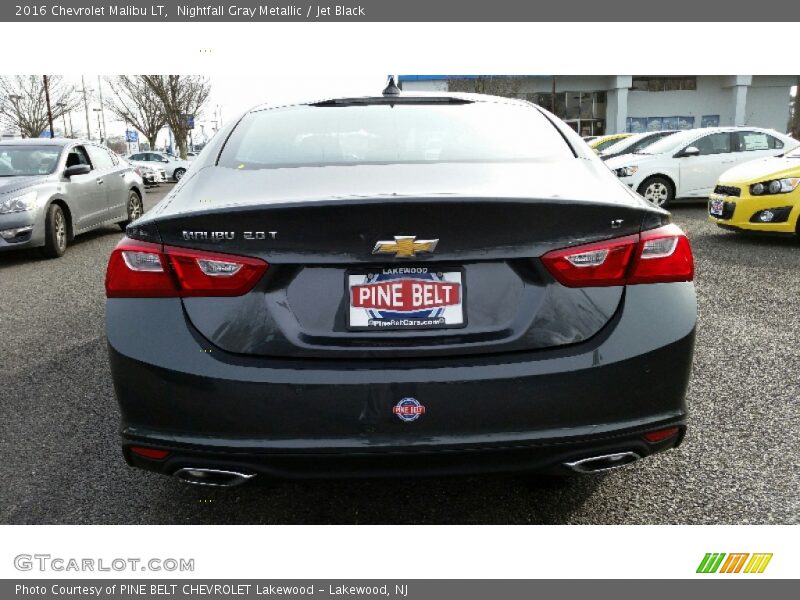 Nightfall Gray Metallic / Jet Black 2016 Chevrolet Malibu LT