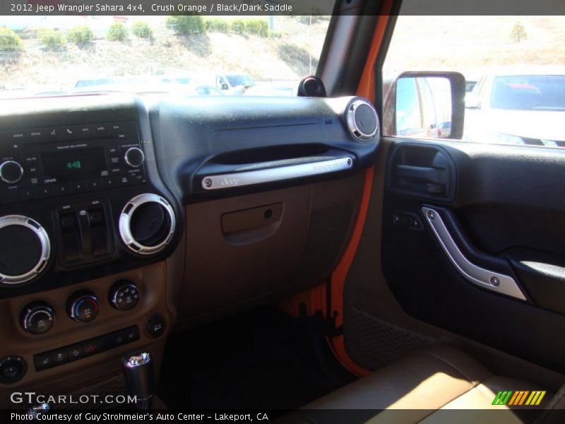 Crush Orange / Black/Dark Saddle 2012 Jeep Wrangler Sahara 4x4
