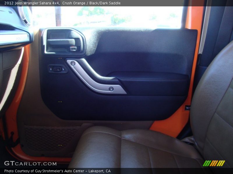 Crush Orange / Black/Dark Saddle 2012 Jeep Wrangler Sahara 4x4
