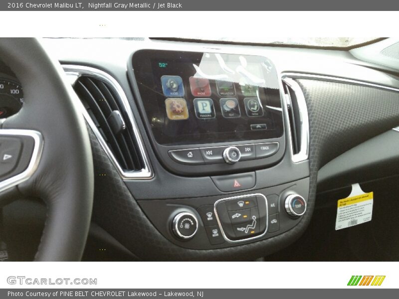 Nightfall Gray Metallic / Jet Black 2016 Chevrolet Malibu LT