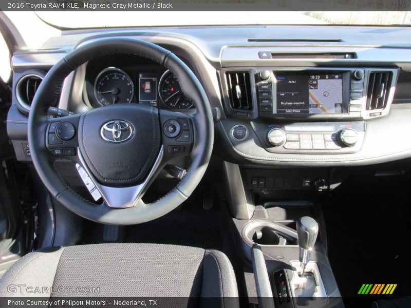 Magnetic Gray Metallic / Black 2016 Toyota RAV4 XLE