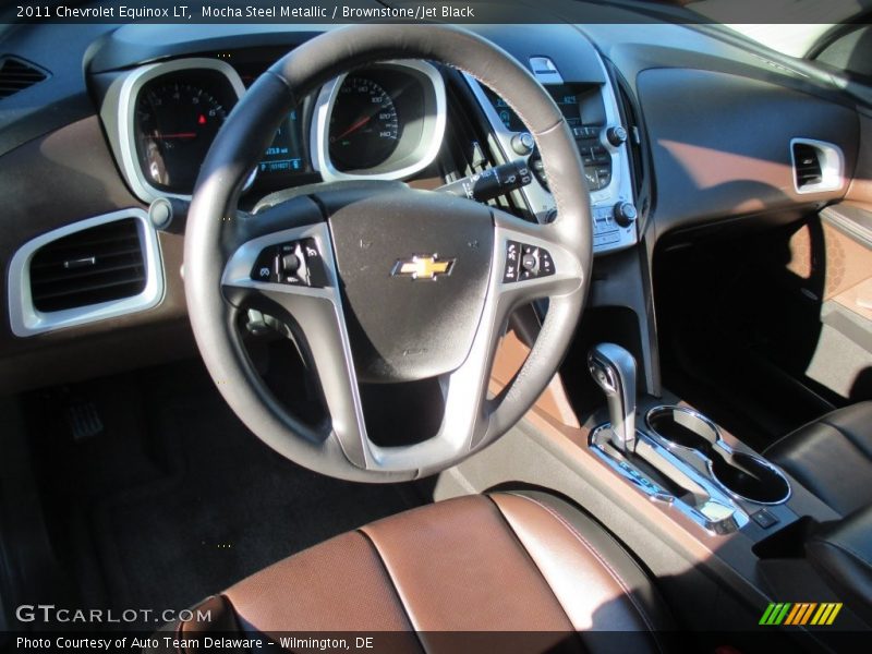 Mocha Steel Metallic / Brownstone/Jet Black 2011 Chevrolet Equinox LT