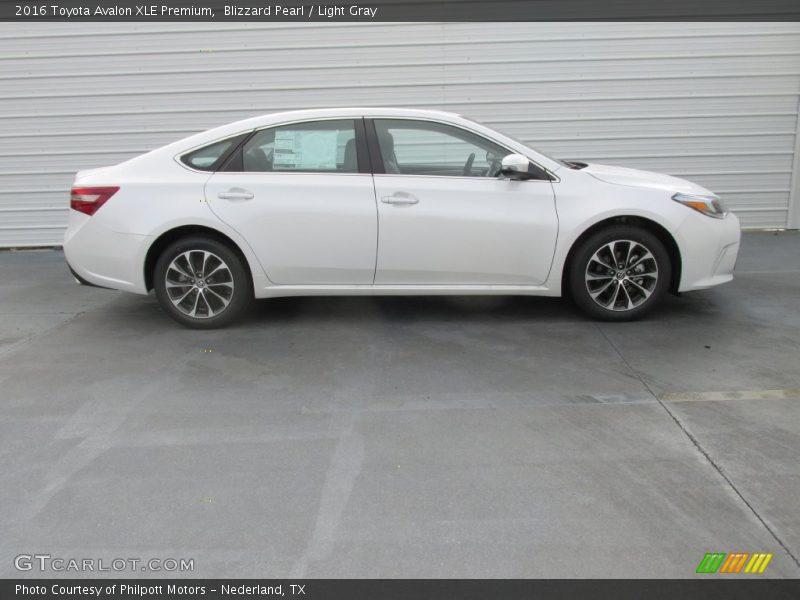 Blizzard Pearl / Light Gray 2016 Toyota Avalon XLE Premium